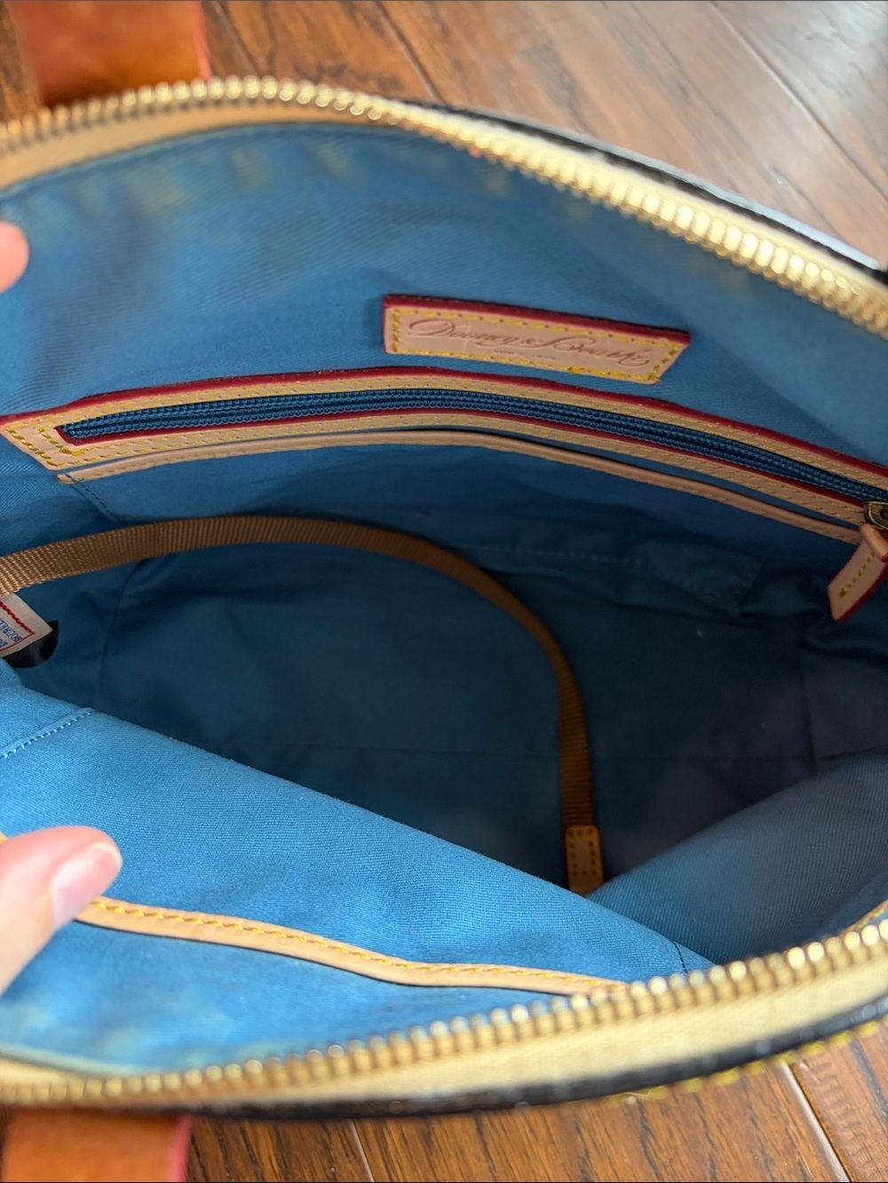 Dooney & Bourke Black Patent Satchel - Picture 6 of 10